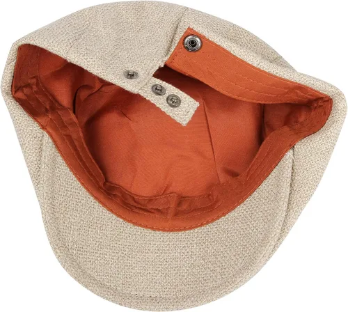 Vista 4 de WITHMOONS Ivy Cap MZ30038 - Gorra de paja de algodón similar al lino