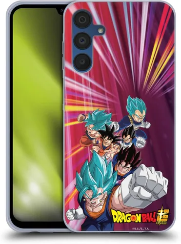 Vista 327 de Head Case Designs Funda de gel con licencia oficial de Dragon Ball Super Group Future Trunks Arc Characters [protección de grado militar] compatible