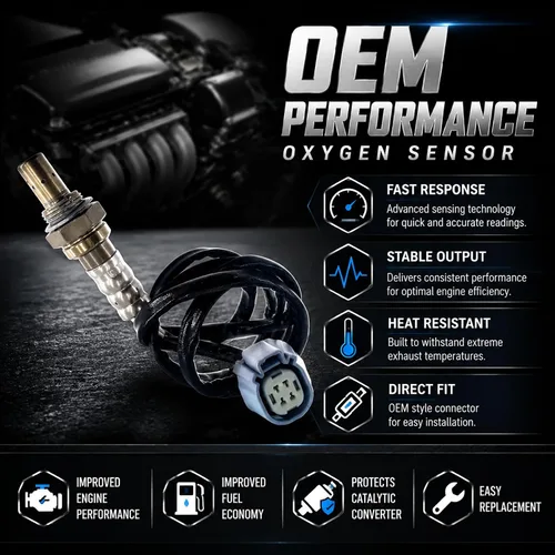 Vista 4 de Dropwater Under Downstream O2 Sensor de oxígeno compatible con Ford C-Max Escape FusIon Transit Connect 2L 2.5L, reemplaza #234-4578 DY1203 Under