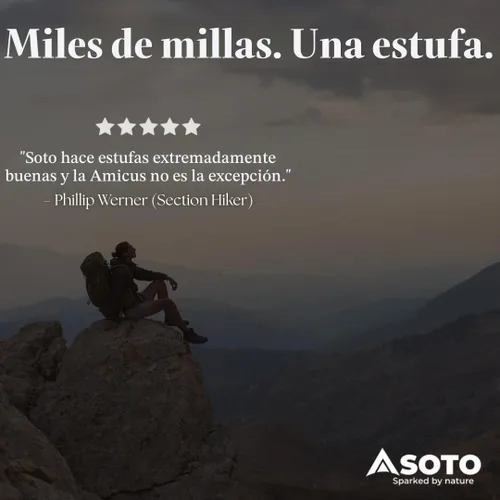 Vista 7 de SOTO Estufa Amicus con o sin estufa de camping encendedor, superior en condiciones de viento, resistente a los golpes y bajo costo con estufa