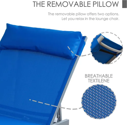 Vista 5 de Kozyard Wilson - Silla de salón ajustable con revestimiento E de hierro forjado y asiento de textileno transpirable (color azul, 2 sillas)