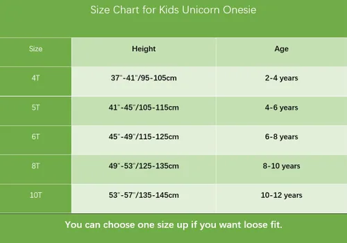 Vista 5 de Pijama de unicornio para niños, disfraz de Halloween