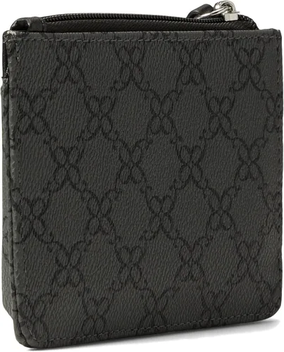 Vista 2 de Nine West Jollie Boxed Slg - Cartera doble con cremallera superior pequeña, Negro azabache, Jollie - Cartera plegable con cremallera superior pequeña