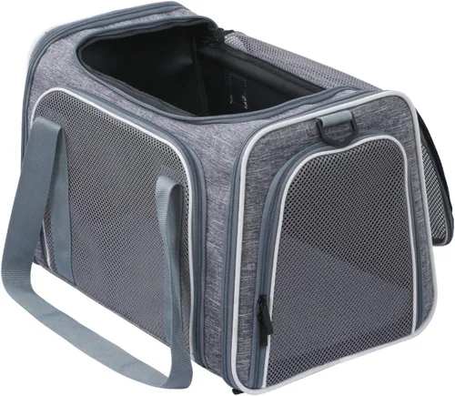 Vista 11 de Transportín para Gatos - Transportín Portátil Plegable para Perros y Mascotas, Bolsa para Mascotas de Lados Suaves hasta 15 Libras, Transportín