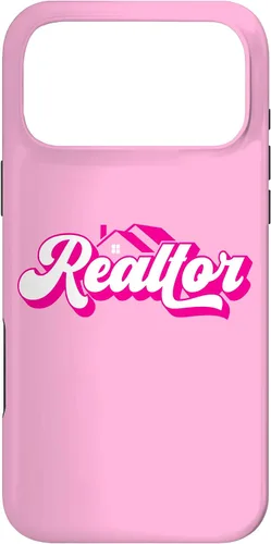 Vista 22 de iPhone 12 Pro Max Agente de Bienes Raíces Mujer Rosa Caso