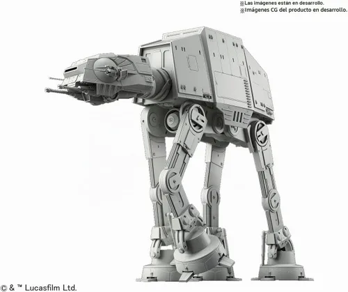 Vista 2 de Bandai Hobby Kit de construcción de Star Wars 1/144 AT-AT Walker