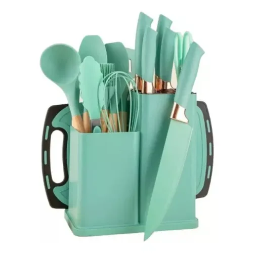 Set cucharones y accesorios cocina 19pz de impor house