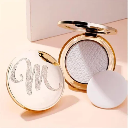 Vista 7 de Polvo facial Gold Diamond, para corrector e ilumina todo el día, de larga duración y control de aceite, cosméticos faciales ligeros