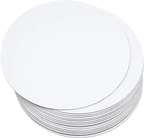 Vista 8 de qiqee 40 paquetes de tableros para tartas redondos de 12 pulgadas, base circular de cartón de grado alimenticio negro