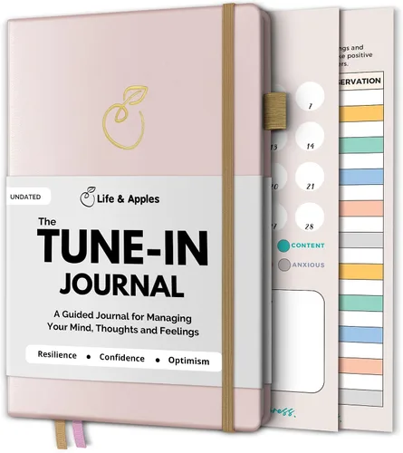 Vista 12 de Life & Apples - Diario para mujeres - Cuaderno de diario de atención plena guiada con indicaciones - para mejorar la salud mental, menos ansiedad