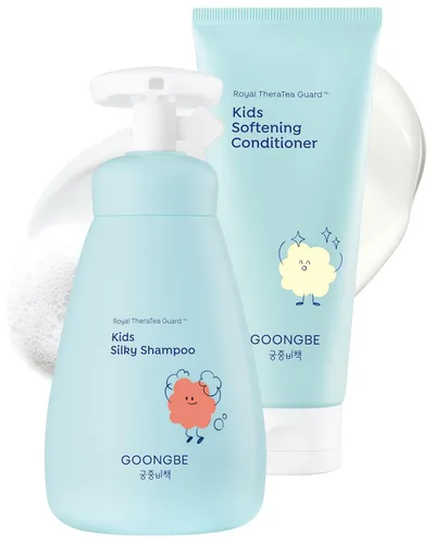 Vista 12 de GOONGBE Acondicionador Suavizante para el Cabello para Niños - Acondicionador Coreano para Cabello Brillante para Niños con Cabello Débil