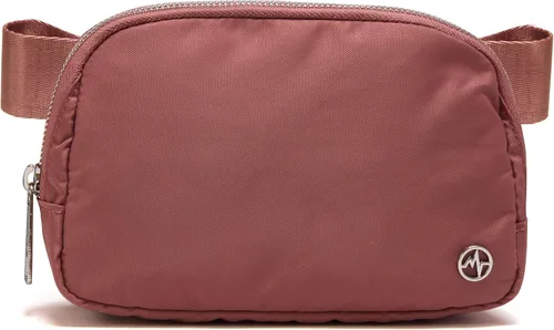 Vista 19 de Bolsa de Cinturón Pander para Mujeres, Riñoneras de Moda, Bolsas Cruzadas, Bolsa de Cinturón con Correa Ajustable, Negro, Talla única, Sólido
