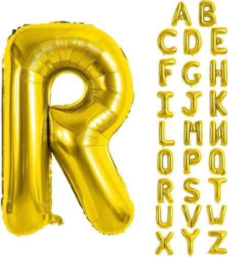 Vista 55 de Globos de letras azules de 40 pulgadas, globo grande del alfabeto de aluminio de Mylar para decoración de cumpleaños, boda, aniversario, graduación