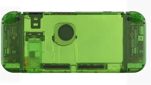 Vista 9 de eXtremeRate - Placa trasera para Nintendo Switch Console, NS Joycon con carcasa de mando de mano con botones de juego completo, carcasa de repuesto