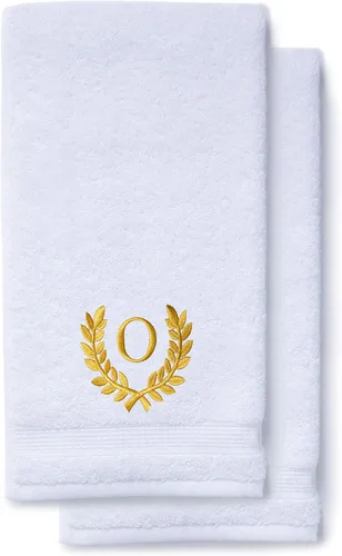 Vista 100 de Toallas de mano decorativas y con monograma para baño, cocina, maquillaje Regalo personalizado para boda-nupcial Toalla turca de lujo