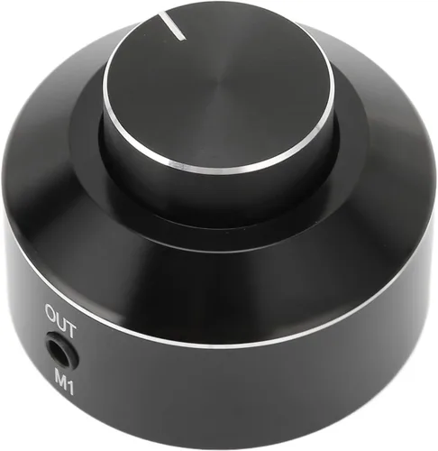 Vista 4 de Mini botón de control de volumen activo, 0.138 in controlador de volumen altavoz ajuste de audio para videos, bodas, conferencias