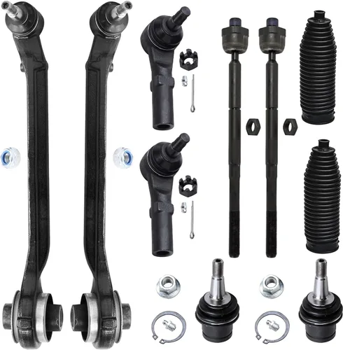 Vista 34 de Detroit Axle - Kit de suspensión delantera de 10 piezas para Jeep 2002-2004
