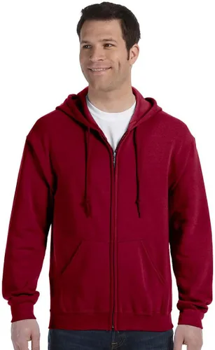 Vista 16 de Gildan Sudadera con capucha y cremallera completa para hombre