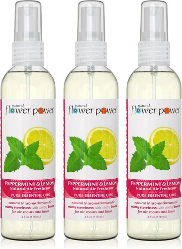 Vista 8 de Natural Flower Power Ambientador en aerosol – Eliminador de olores con aceites esenciales – Hogar, automóvil y tela – Libre de crueldad animal