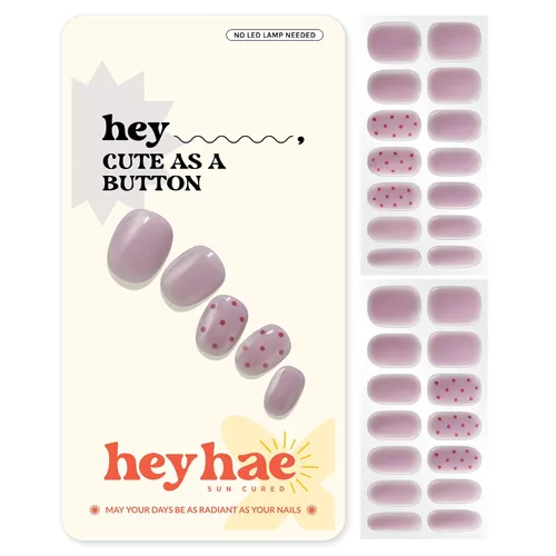 Vista 24 de Heyhae Paquete surtido de tiras de uñas de gel semicuradas (paquete de 4) No necesita lámpara LED Fácil de aplicar y quitar, calidad de salón