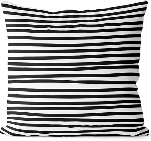 Vista 19 de BEDSUM Funda de almohada de microfibra, suave, decorativa, geométrica, abstracta, triangular, funda de cojín cuadrada para sofá, dormitorio, 18 x 18