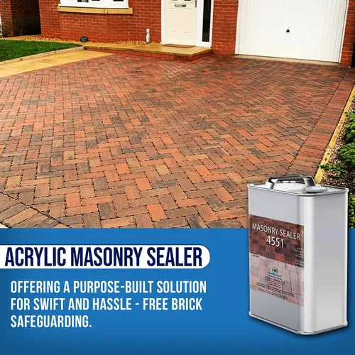 Vista 2 de DeckGeneral Sellador acrílico de mampostería 4551 - Sellador de pavimentador de patio para ladrillos y piedras naturales - Sellador hidrofóbico