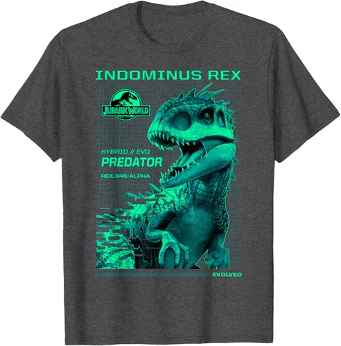Vista 39 de Jurassic World Indominus Rex Hybrid Predator T-Shirt Small Negro