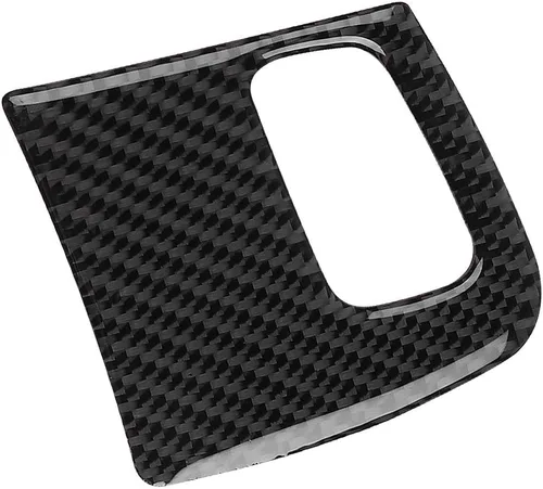 Vista 9 de Acouto Marco de orificio para llave, fibra de carbono, interior de coche, cubierta de marco, ajuste de accesorio automático, reemplazo