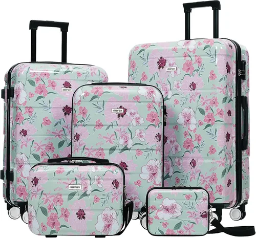 Vista 12 de Merax Equipaje Sets 2 piezas Hardshell 20&28 IN Maleta Set con bolsa de lona