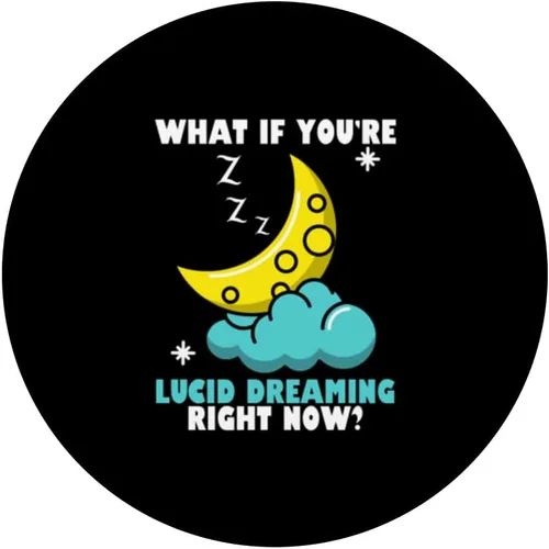 Vista 3 de ¿Qué pasa si estás soñando lúcido en este momento? Lucid Dream PopSockets Swappable PopGrip