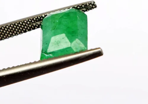Vista 3 de GEMHUB 375 quilates con certificación EGL corte esmeralda brillante 0394 x 0315in piedra preciosa suelta esmeralda verde para anillo Gema Zambian