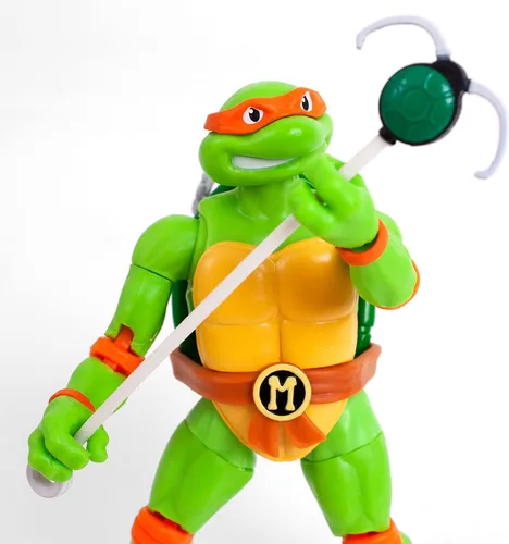 Vista 4 de The Loyal Subjects Teenage Mutant Ninja Turtles Michelangelo BST AXN - Figura de acción de 5 pulgadas