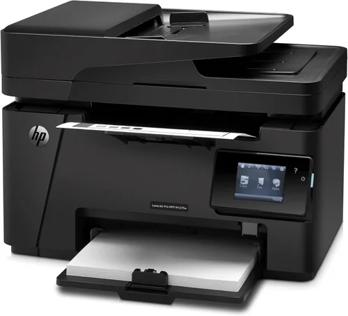 Vista 4 de [Renovado] HP, Laserjet M127FW impresora monocromática, todo en uno, inalámbrica, Negro