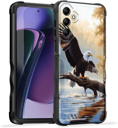 Vista 253 de Funda para Galaxy A14 5G, [Doble Capa][Protección contra Caídas de Grado Militar de 10 Pies] [Antideslizante] Funda Resistente a Prueba de Golpes