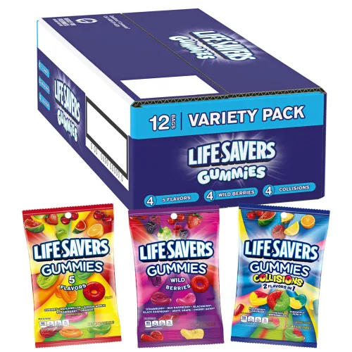 Vista 10 de Caramelos duros de ron y mantequilla LifeSaver, bolsas de 6.25 onzas, (paquete de 12 unidades)