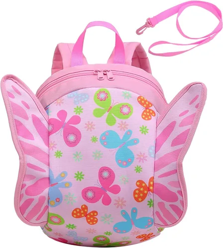 Vista 10 de VASCHY Mini mochila para niños pequeños con correa, mochila pequeña ultraligera para guardería