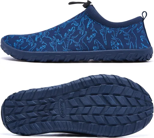 Vista 4 de Racqua Zapatos de agua para niños y niñas, zapatos de natación de secado rápido, ligeros, para playa, piscina, natación (niños pequeñosgrandes)