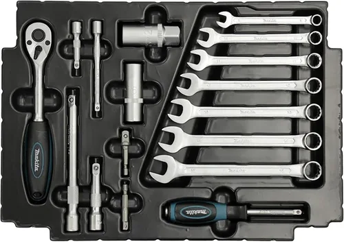 Vista 4 de Makita E-08713 Juego de mantenimiento de 120 piezas suministrado en una caja Makpac