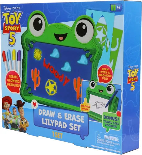 Vista 2 de Disney Pixar Toy Story 5 Draw & Erase Lilypad - Juego de tablillas