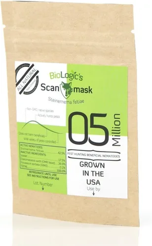 Vista 3 de BioLogic's Scanmask Steinernema Feltiae (Sf) Nematodos beneficiosos para el control natural de plagas de insectos, 5 millones