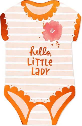 Vista 4 de Tarjeta para niña bebé de American Greetings (Ella es amada)