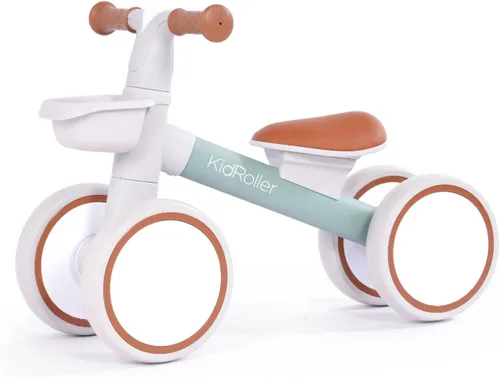 Vista 12 de Bicicletas de equilibrio para niños y niñas de 1 año, 12-24 meses con asiento ajustable y una canasta delantera, regalos de primer cumpleaños