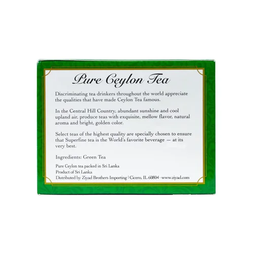 Vista 5 de Royal World Ceylons - Bolsas de té verde más finas, caja de 50 unidades de 3.5 onzas