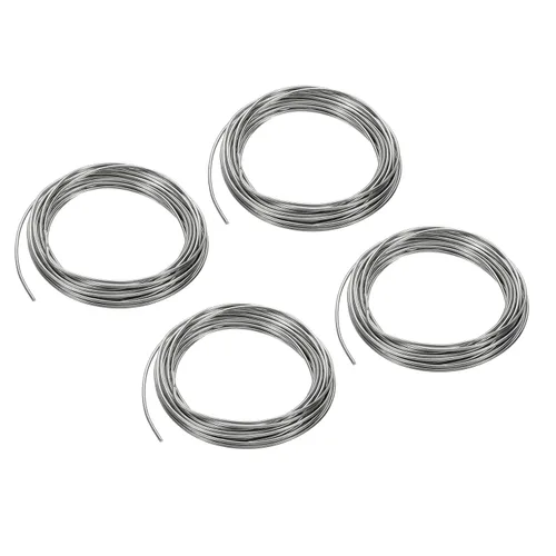 Vista 17 de PATIKIL Alambre de zinc de alta pureza, alambre de zinc puro calibre 9 de 0.118 in, herramienta de experimento científico de laboratorio de cuentas