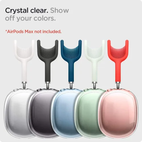 Vista 4 de Spigen Diseñada para AirPods Max y AirPods Max 2 (2020/2026) Ultra Hybrid Pro Clear Protector Protector Protector para los Oídos, transparente