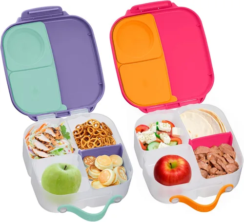 Vista 16 de b.box Mini lonchera de Batman, recipientes para aperitivos para niños, reutilizable, pequeña caja Bento para el almuerzo, contenedor de aperitivos