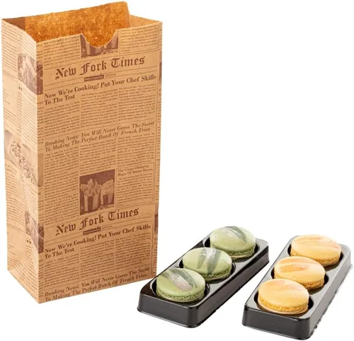 Vista 49 de Restaurantware Bag Tek - Bolsas de papel de 2 libras, 100 bolsas de almuerzo desechables, pequeñas para almuerzos, sándwiches y aperitivos, bolsas