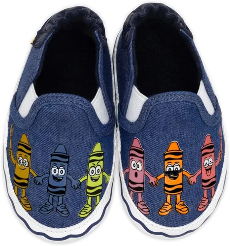 Vista 39 de Robeez Zapatos de cuna con suela suave antideslizantes para bebés varones y unisex, pantuflas mocasines para bebés y niños pequeños, 0-24 meses Lino