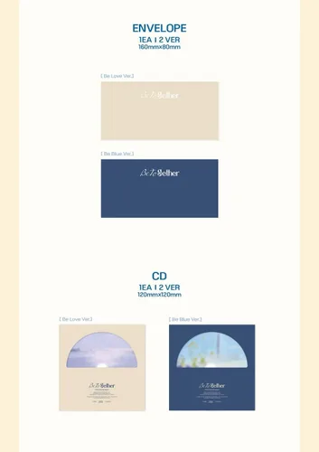 Vista 8 de DREAMUS BTOB - Be Together [Be Love ver.] (3er álbum) Álbum+Beneficios limitados de pre-orden+CulturaRegalo coreano