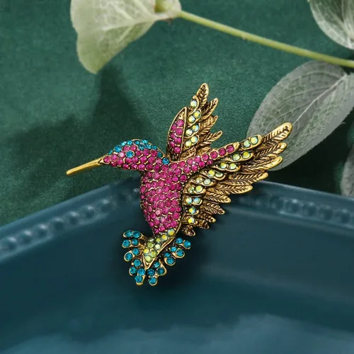 Vista 4 de Juego de 6 broches de solapa con diseño de libélula, mariposa y abeja, para decoración diaria